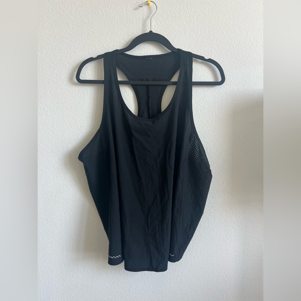 Fabletics Black Racerback Tank Top - Picture 3 of 6
